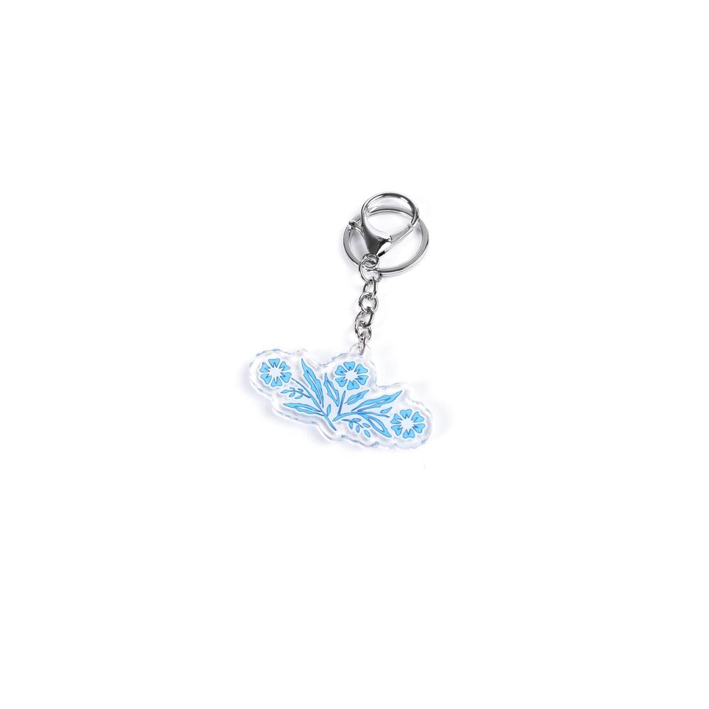 Blue Cornflower Corningware Keychain - Picture 2 of 8
